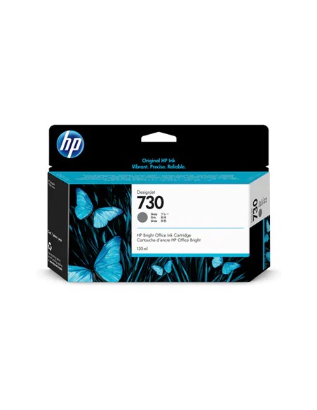 Tinteiro HP 730 Cinzento P2V66A 130ml