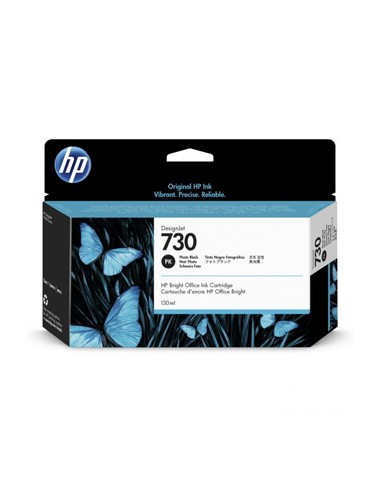 Tinteiro HP 730 Preto Foto P2V67A 130ml