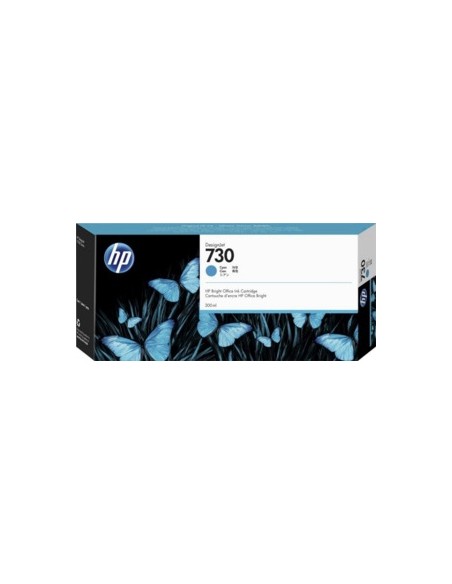 Tinteiro HP 730 Azul P2V68A 300ml