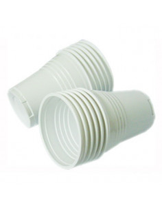 Copos 080ml Plástico 3oz Branco 50un