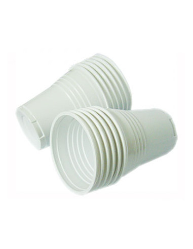 Copos 080ml Plástico 3oz Branco 50un
