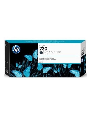 Tinteiro HP 730 Preto Matte P2V71A 300ml