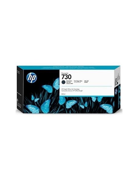 Tinteiro HP 730 Preto Matte P2V71A 300ml