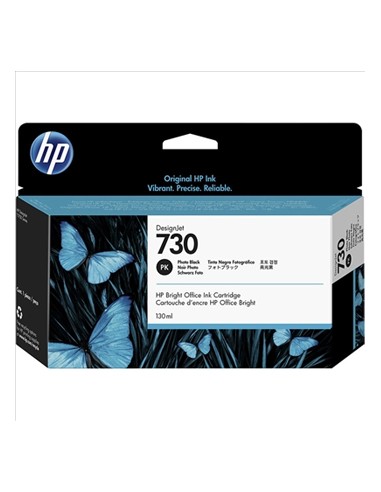 Tinteiro HP 730 Preto Foto P2V73A 300ml