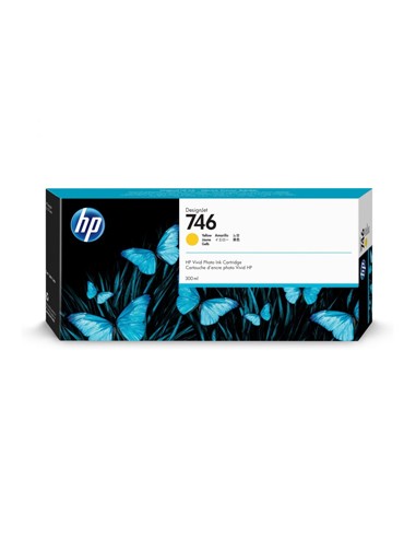 Tinteiro HP 746 Amarelo P2V79A 300ml