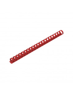 Argolas Pvc Encadernar 05mm Vermelho 10 Folhas 100un