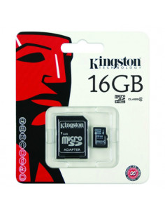 Cartão Memória Micro SDHC 16GB Kingston