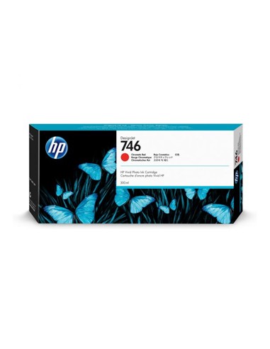 Tinteiro HP 746 Vermelho P2V81A 300ml