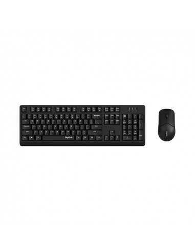 Teclado + Rato Wireless X1500 Preto