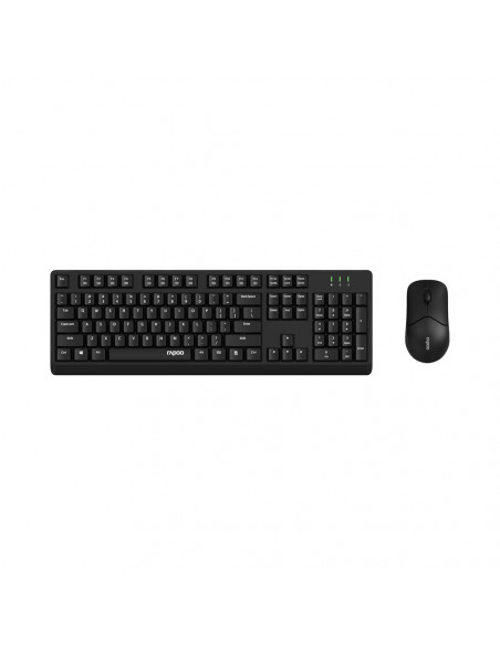 Teclado + Rato Wireless X1500 Preto