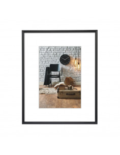 Moldura Plástico 29,7x42cm Sevilla Preto