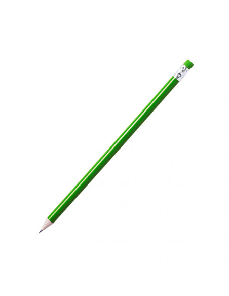 Lápis Grafite Melart Verde com Borracha Verde 1un