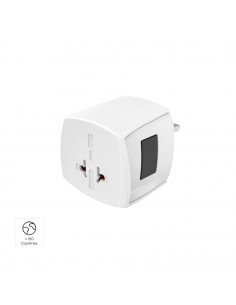 Adaptador Corrente Universal Viagem Muv Micro Branco