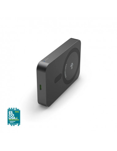 Powerbank 10000mAh Qi2 Magnético Cinza