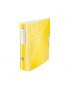 Pasta Arquivo L80 Leitz Active Wow PP Amarelo Limão