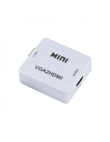 Conversor VGA para HDMI/Áudio Branco