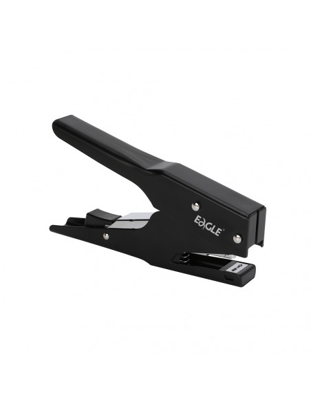 Agrafador Alicate 24/6 25 Folhas Metálico Eagle Preto