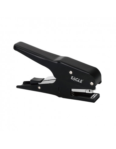 Agrafador Alicate 24/6 50 Folhas Metálico Eagle Preto