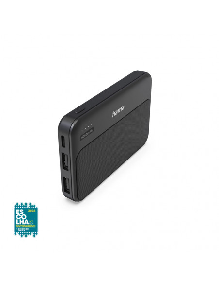Powerbank 5000mAh USB-A 2 Portas PowerPack Pocket 5 Cinza