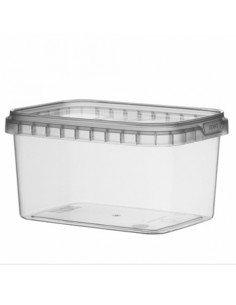 Caixa Alimentar PP Plástico Retangular 425ml 1un