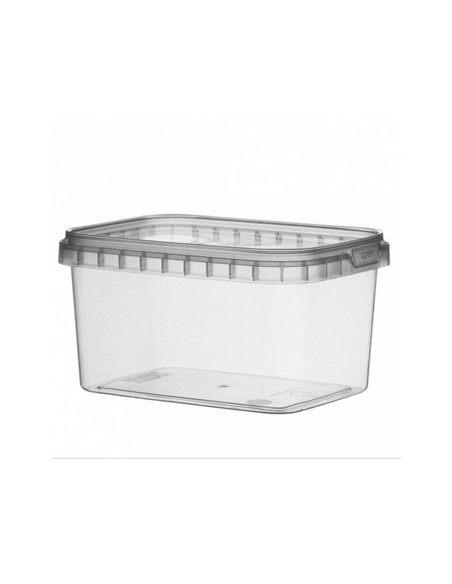 Caixa Alimentar PP Plástico Retangular 425ml 1un