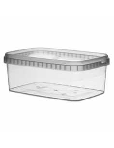 Caixa Alimentar PP Plástico Retangular 1200ml 1un