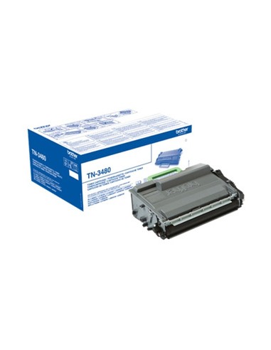 Toner BROTHER TN-3480 Preto 8.000 páginas