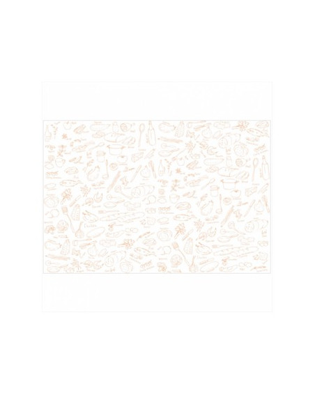 Folhas Papel P/ Charcutaria 35x52cm Branco/Pergaminho 500un