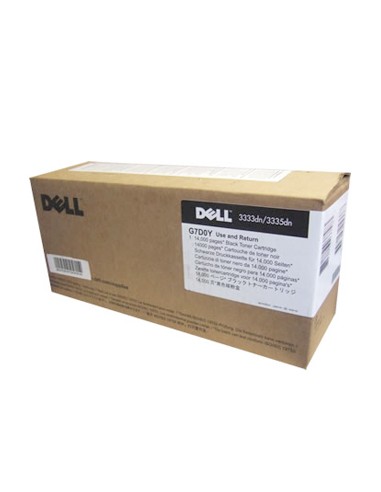 Toner Dell 3335dn c/Prog Retorno Preto