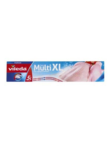 Saco Congelação VILEDA Multi XL 5L 10un