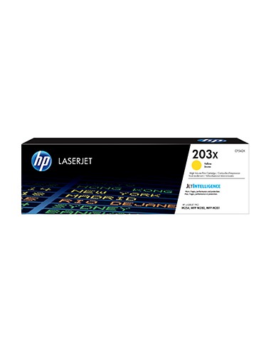 Toner p/HP 203X Pro M254/MFP M280 Alta Cap Amarelo