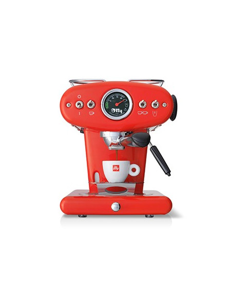 Máquina Café ILLY X1 Aniversário Pastilha / Moido Vermelho