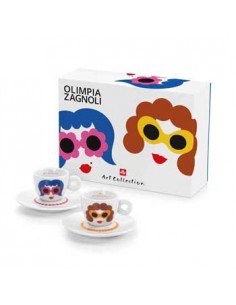 Conj Chav+Pires Esp Illy Art Collection Olimpia Zagnoli 2un