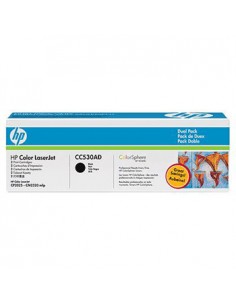 Toner ColorSphere 304A Preto (CC530A Pack 2)