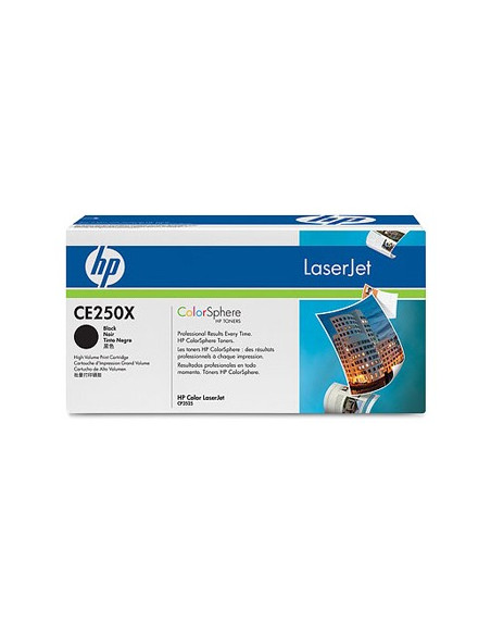 Toner LaserJet CP3525 CM3530 (CE250X) Alta Capacidade Preto
