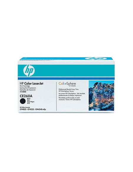 Toner LaserJet CP4025/4525/4540 (CE260A) Preto