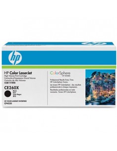 Toner LaserJet CP4525 (CE260X) Preto Alta Cap.