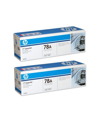 Toner LaserJet P1560/1566/1606 CE278A (Pack 2) Preto