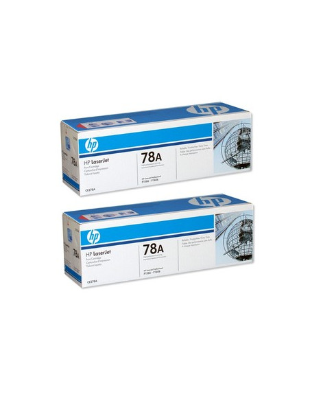Toner LaserJet P1560/1566/1606 CE278A (Pack 2) Preto