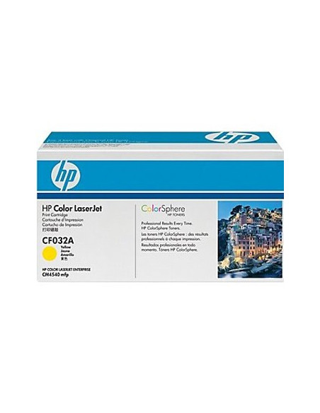 Toner LaserJet CM4540 (CF032A) Amarelo