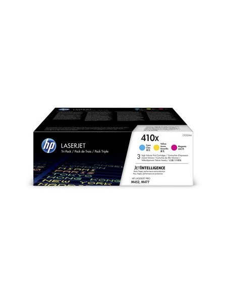 Toner HP Laserjet 410X (CF252XM) Azul + Magenta + Amarelo