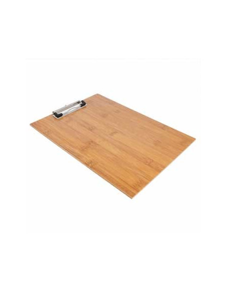 Expositor Porta Menus c/Clip Bambu 22,9x31,8x0,4cm 1un