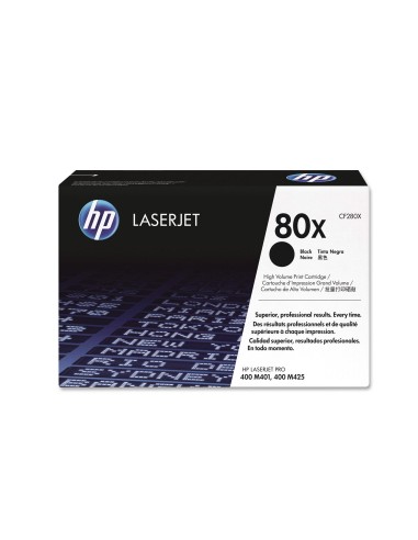 Toner HP Laserjet 80X para Pro400 M401/MFP425 6,9k Preto