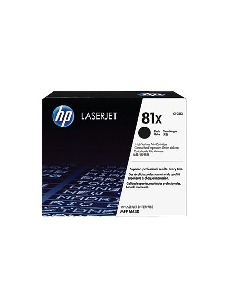 Toner HP Laserjet 81A Enterprise M630 Preto Alta Capacidade