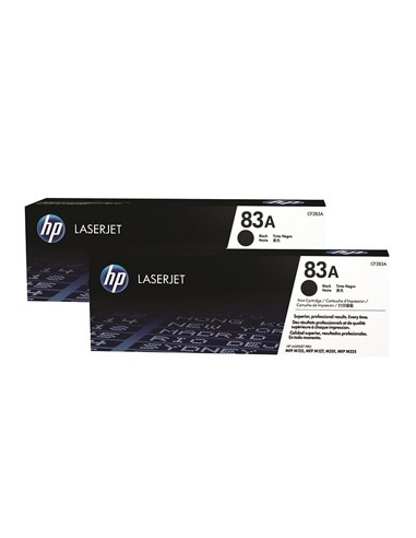 Toner HP Laserjet 83A Pro MFP M125/M127 Pack 2 Preto