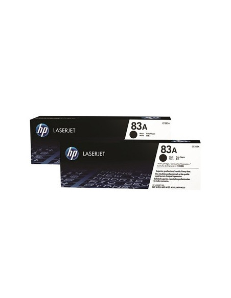 Toner HP Laserjet 83A Pro MFP M125/M127 Pack 2 Preto
