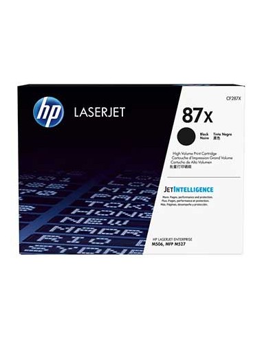 Toner HP Laserjet 87A Enterprise M506/M527 Alta Cap Preto