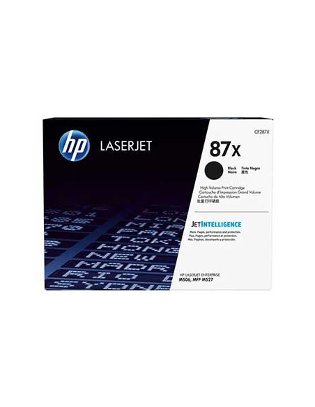 Toner HP Laserjet 87A Enterprise M506/M527 Alta Cap Preto