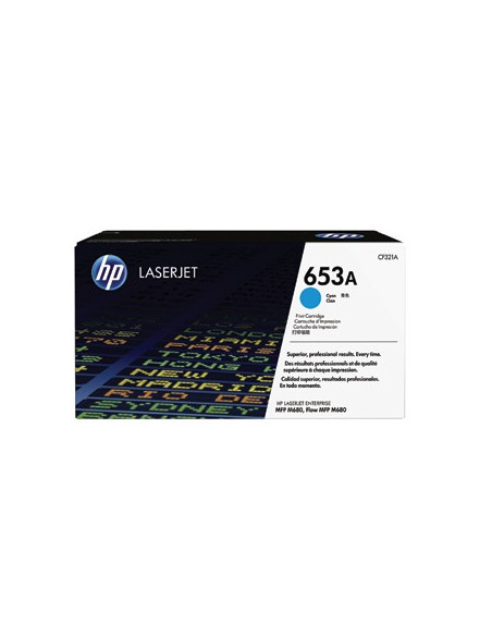 Toner HP Laserjet 653A Enterprise M680 Azul