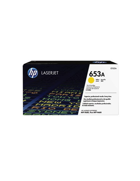 Toner HP Laserjet 653A Enterprise M680 Amarelo